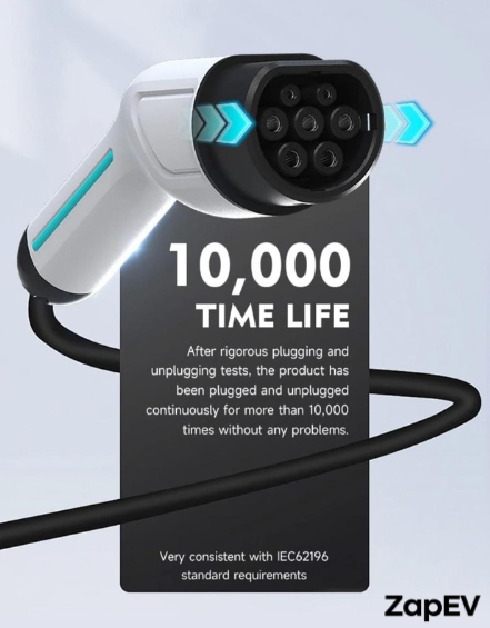 zapev sigma 7.2kw portable ev charger zapev sigma 7.2kw portable ev charger