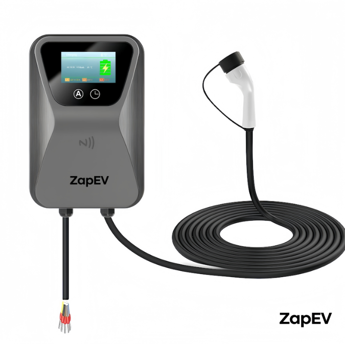 zapev beta wall mount ev charger